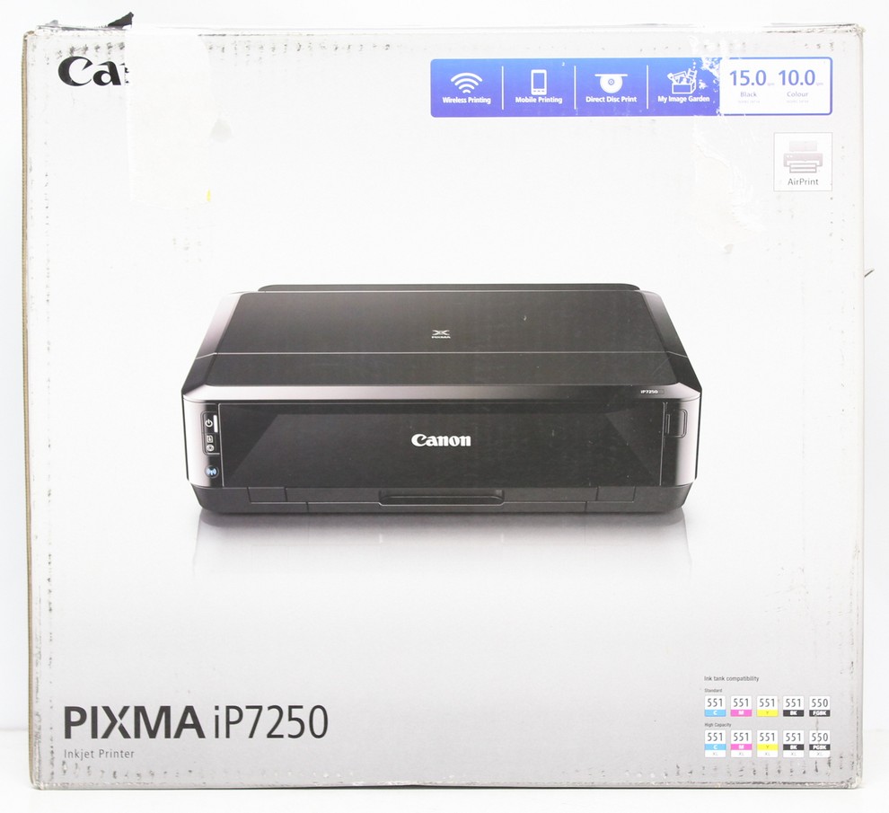 Canon Pixma iP7250 Tintenstrahl Fotodrucker // mit Scanner ...